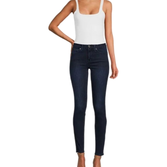 Good American Good Legs Skinny Jeans Blue224 Size 28 EUC - Picture 4 of 11